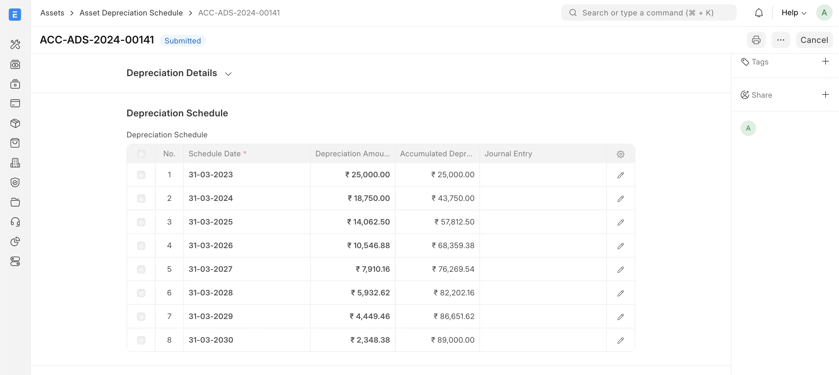 احتساب الإهلاك احتساب الإهلاك